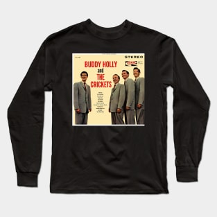 The Crickets Buddy Holly And The Crickets Album Cover Long Sleeve T-Shirt